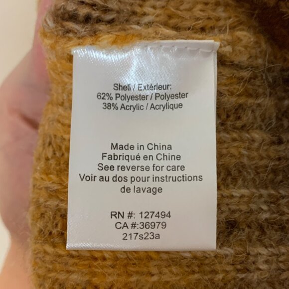 Heartloom Amaya Ombre Stripe Knit Sweater With Puff Sleeves Size XS - Picture 5 of 6